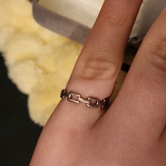 Vintage Sterling Silver Ring Sz 6.5 - Picture 5 of 6